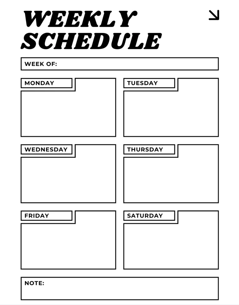 2025 Weekly Calendars